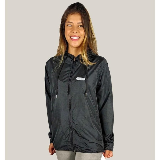 Jaqueta Corta Vento com Capuz Wss Plus Size Shape - Feminina - Foto 1