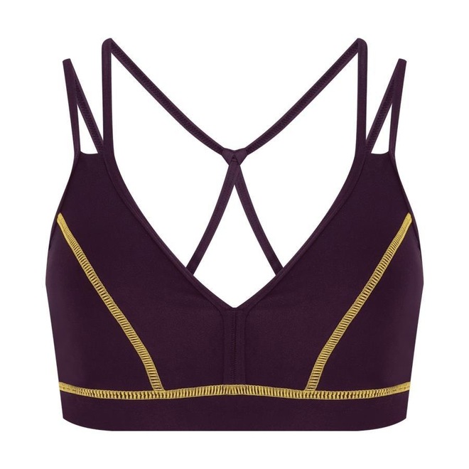 Top Bodyforsure Alça Cruzada Liso Light - Feminino - Foto 1