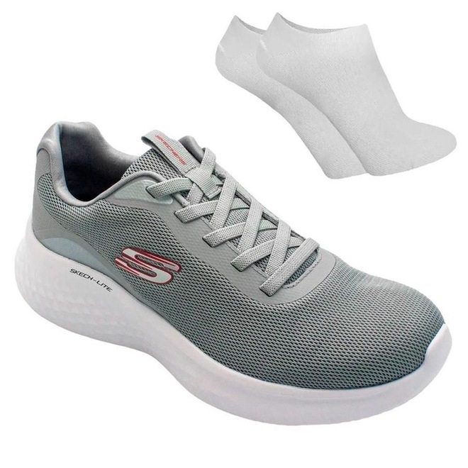 Kit Tênis Skechers Skech-Lite Pro Ledger - Masculino + Par de Meia - Foto 1