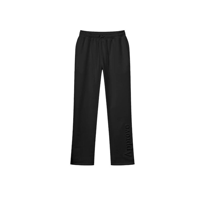 Calça de Moletom Approve Reta In Relief - Masculina - Foto 1