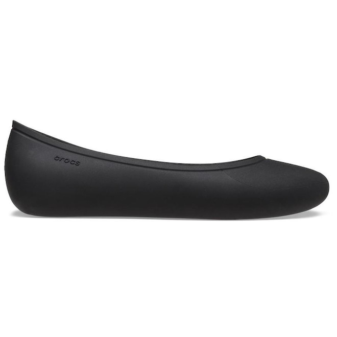 Sapatilha Crocs Brooklyn Flat Black - Feminina - Foto 1