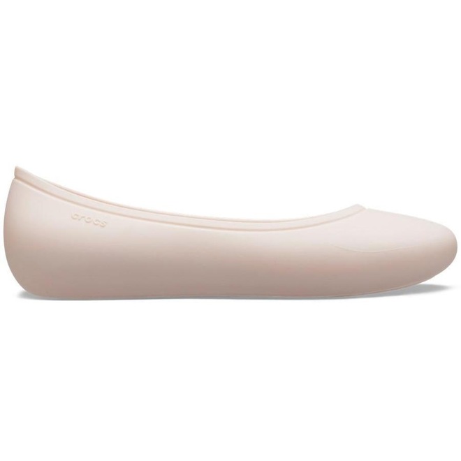 Sapatilha Crocs Brooklyn Flat Quartz - Feminina - Foto 1