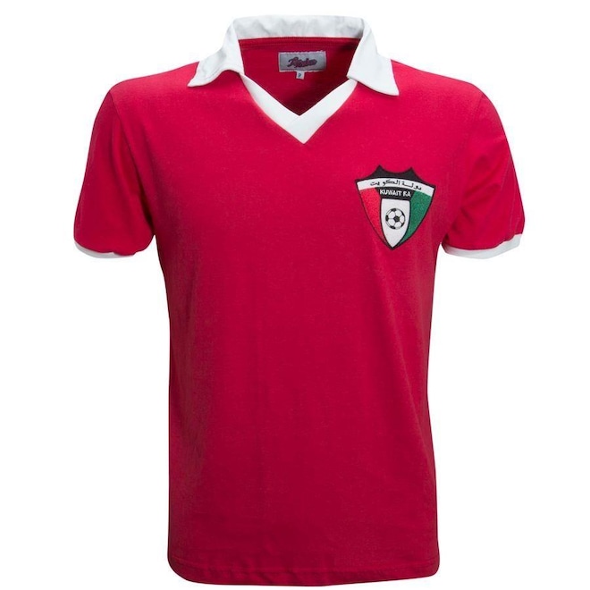 Camisa Kuwait 1982 Liga Retro - Masculina - Foto 1