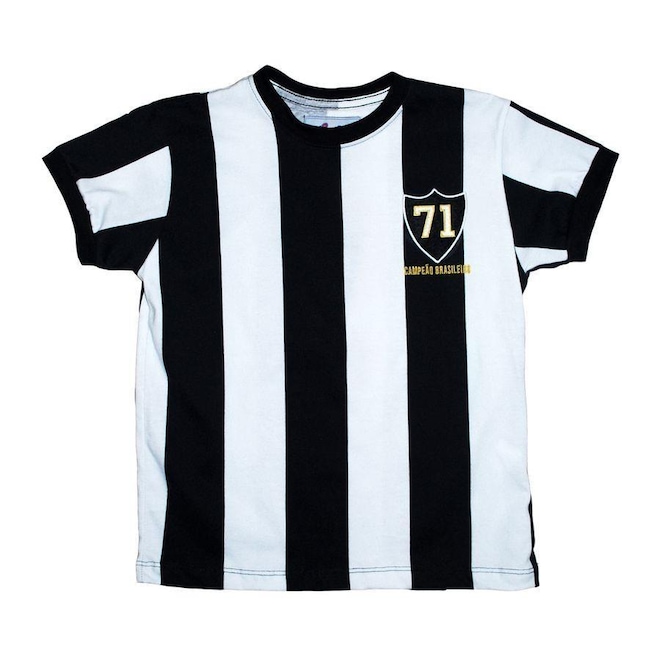 Camisa Brasileiro 1971 Liga Retro - Infantil - Foto 1