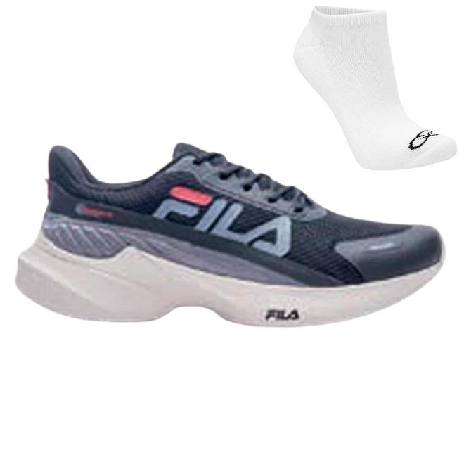 TÊNIS FILA PROGRESS LITE + PAR DE MEIA - MASCULINO - Foto 1