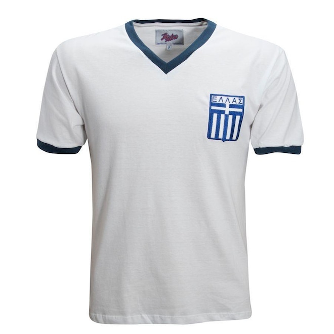 Grécia 1980 - Liga Retro - Masculina Camisa - Foto 1