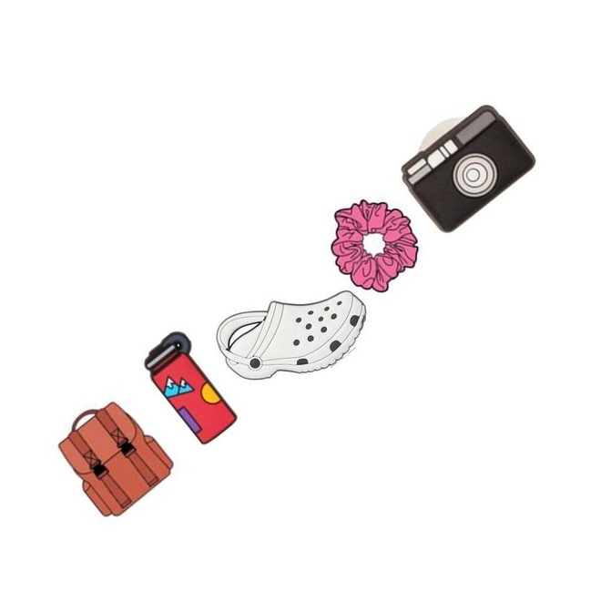 Kit Jibbitz? Crocs Garotas de Férias Pack com 5 Peças - Foto 1