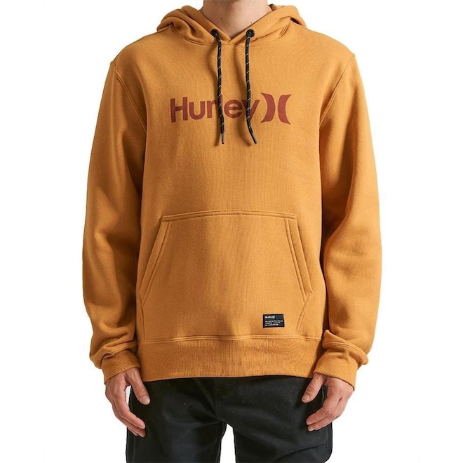 Blusão de Moletom Hurley Canguru One&Only - Masculino - Foto 1