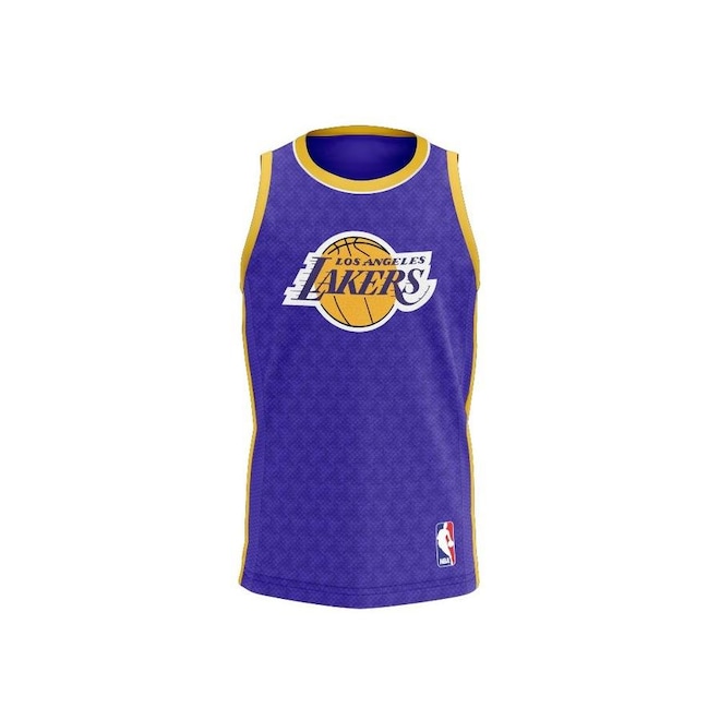 Camiseta Regata NBA La Lakers Terms Braziline - Infantil - Foto 1