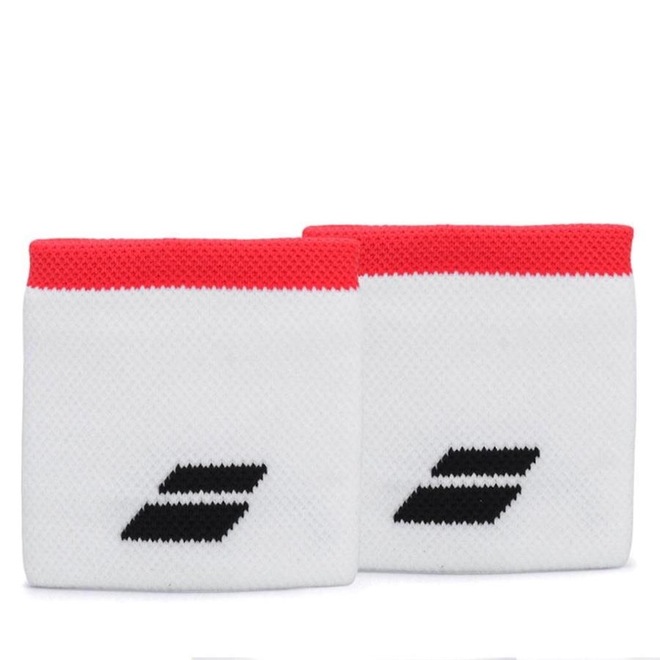 Munhequeira Babolat Logo Curta com 2 Unidades - Foto 1