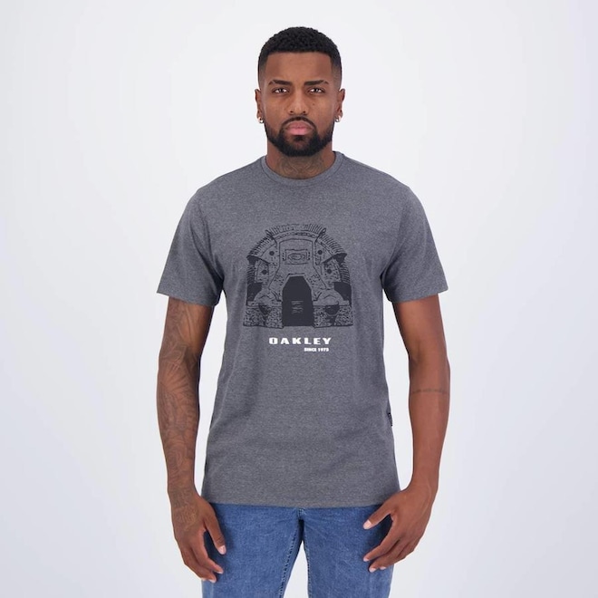 Camiseta Oakley Bunker - Masculina - Foto 1