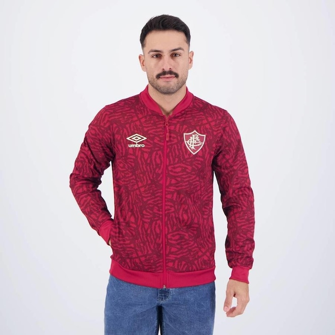 Jaqueta do Fluminense Hino 2024 Umbro - Masculina - Foto 1