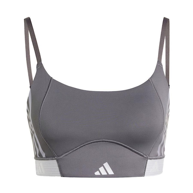 Top Fitness adidas Hyperglam Bralette - Feminino - Foto 1