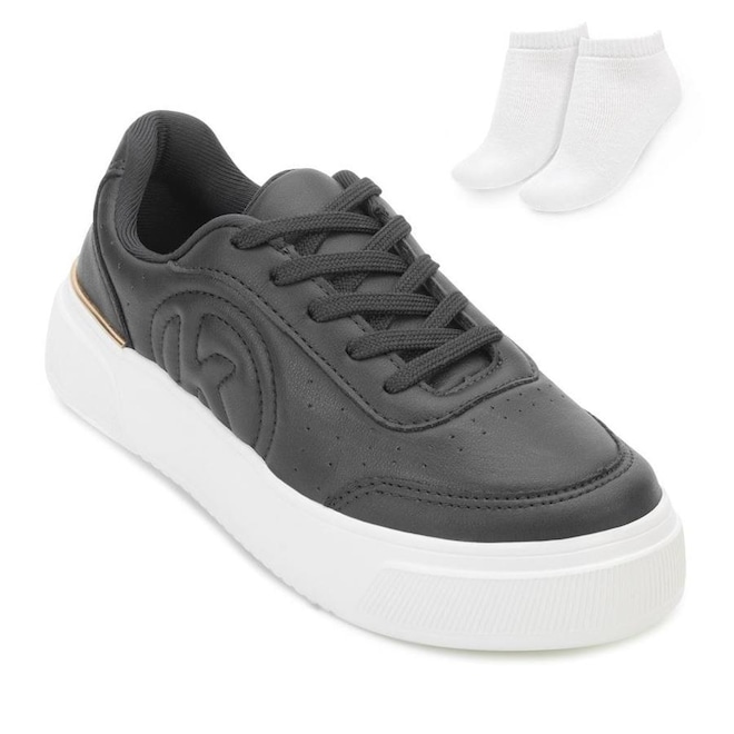 Kit Tênis Kolosh Casual + Meia - Feminino - Foto 1