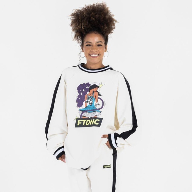 Blusão de Moletom FitDance Bailarina Ftdnc - Unissex - Foto 1