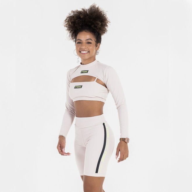 Casaco Cropped FitDance Ftdnc - Feminino - Foto 1