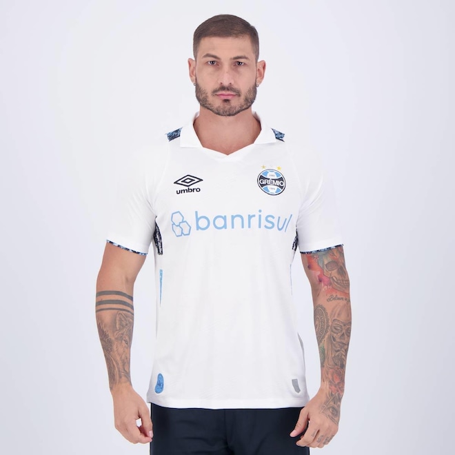 Camisa do Grêmio Umbro Ii 2024 com Número - Masculina - Foto 1
