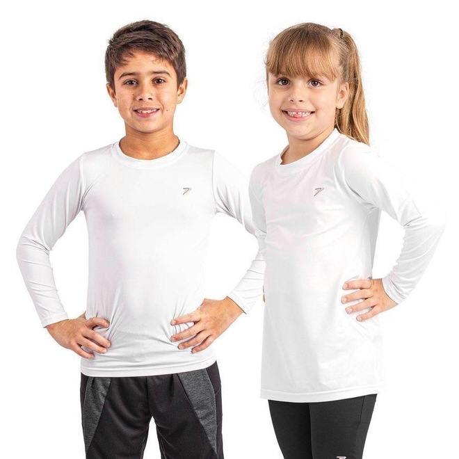 Camiseta Térmica Poker M/L Skin Iii - Infantil - Foto 1