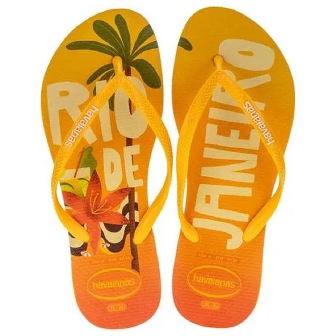 Chinelo Havaianas Slim Postcard - Feminino - Foto 1