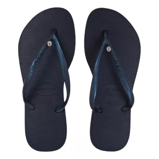 Chinelo Havaianas Kids Slim Cristal Sw - Infantil - Foto 1