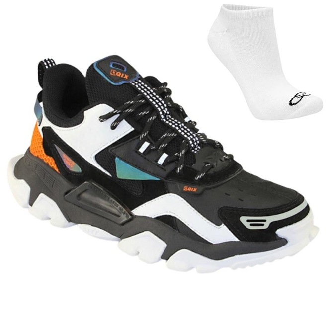 Tênis Qix Trek Urban Hiking + Par de Meias - Masculino - Foto 1