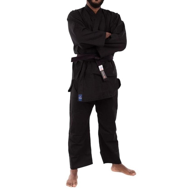 Kimono Torah Trançado Flex Jiu Jitsu - Masculino - Foto 1