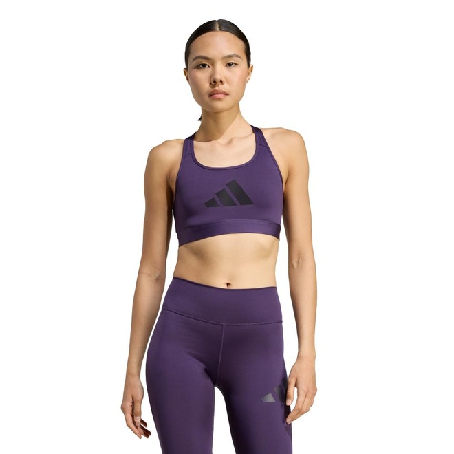 Top Fitness adidas Estampado Powerreact Big Logo - Feminino - Foto 1