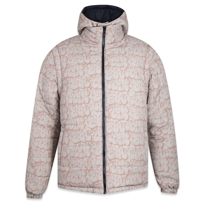 Jaqueta New Era Puffer-Colete Dupla Face All Hip Hop Origens - Masculina - Foto 1