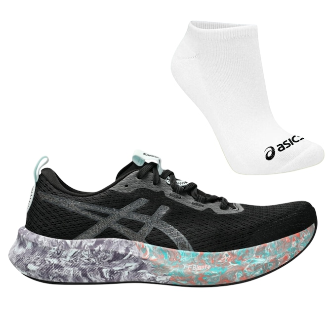 Kit Tênis Asics Noosa Tri 16 + Meia - Masculino - Foto 1