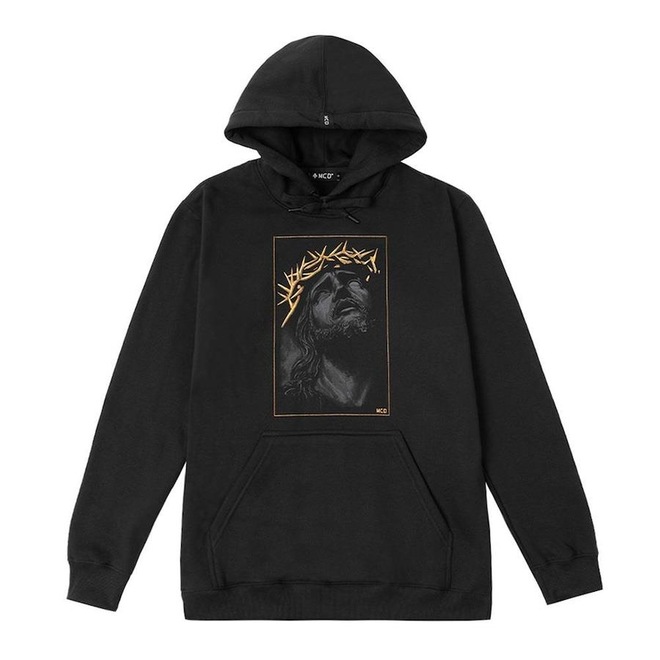 Blusão de Moletom com Capuz Mcd Cristo Mcd Wt24 - Masculino - Foto 1