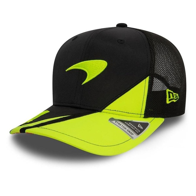 Boné New Era 9Fifty Stretch Snap Mclaren Racing Especial Gp Silverstone Lando Norris - Masculino - Foto 1