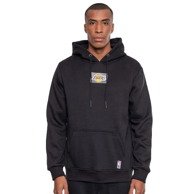 Blusão De Moletom Nba Los Angeles Lakers Masculina - Foto 1