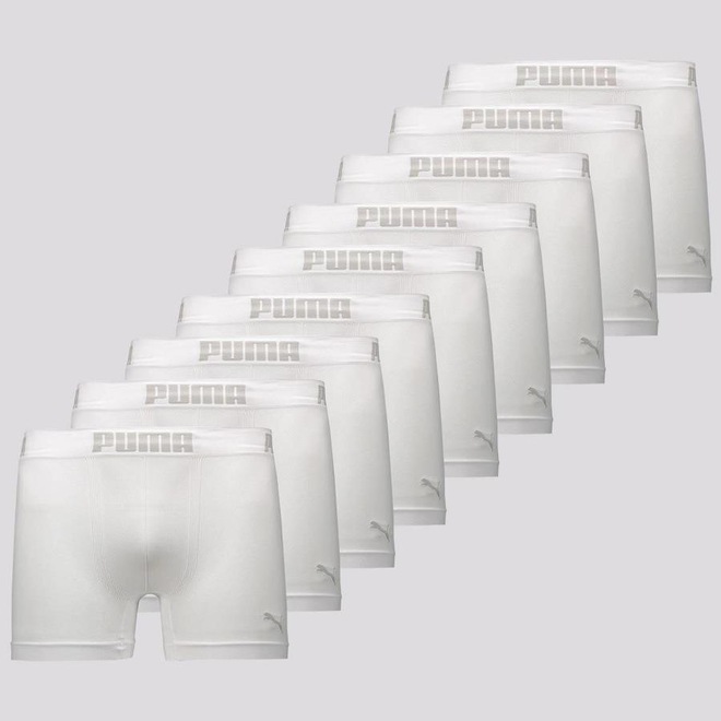 Kit Cueca Boxer Puma sem Costura - 9 Unidades - Masculino - Foto 1