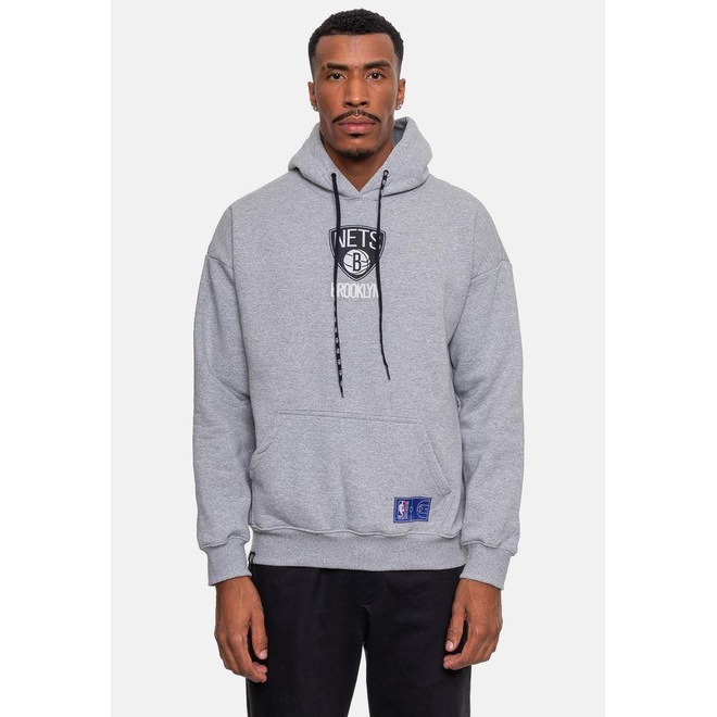 Blusão De Moletom Com Capuz NBA Conference Brooklyn Nets - Masculino - Foto 1