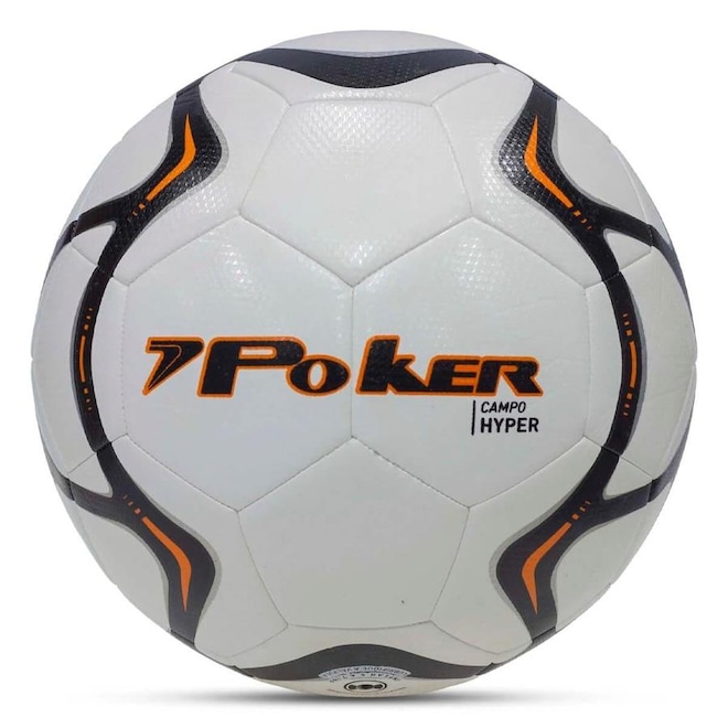 Bola de Futebol de Campo Profissional 32 Gomos Hyper Poker - Foto 1