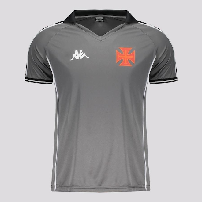Camisa Polo do Vasco 2023 Kappa Supporter - Masculina - Foto 1