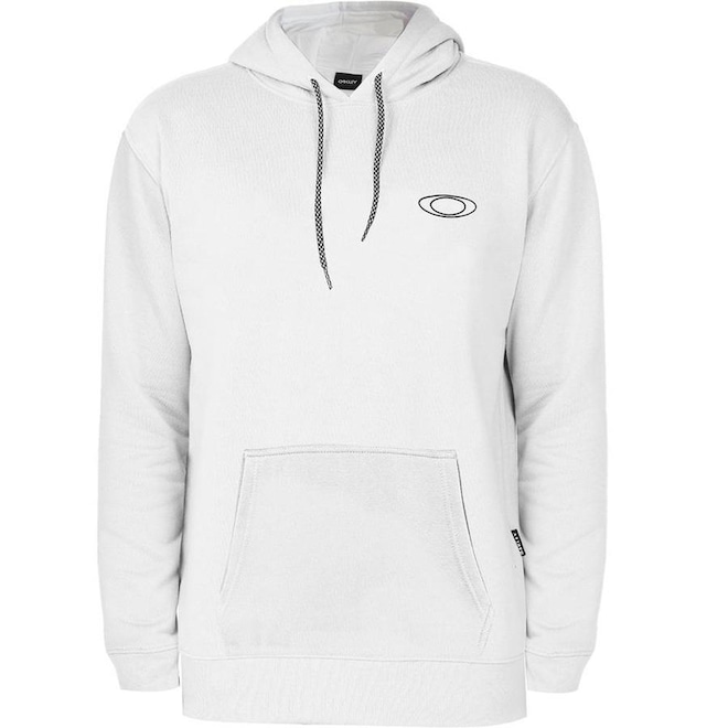 Blusão de Moletom Oakley Canguru Ellipse - Masculino - Foto 1