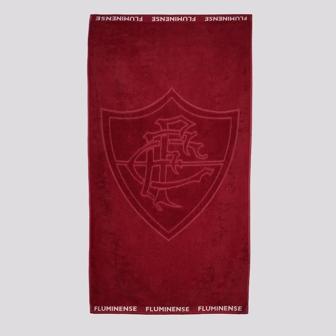 Toalha Bouton Fluminense Jacquard Vermelha - Foto 1