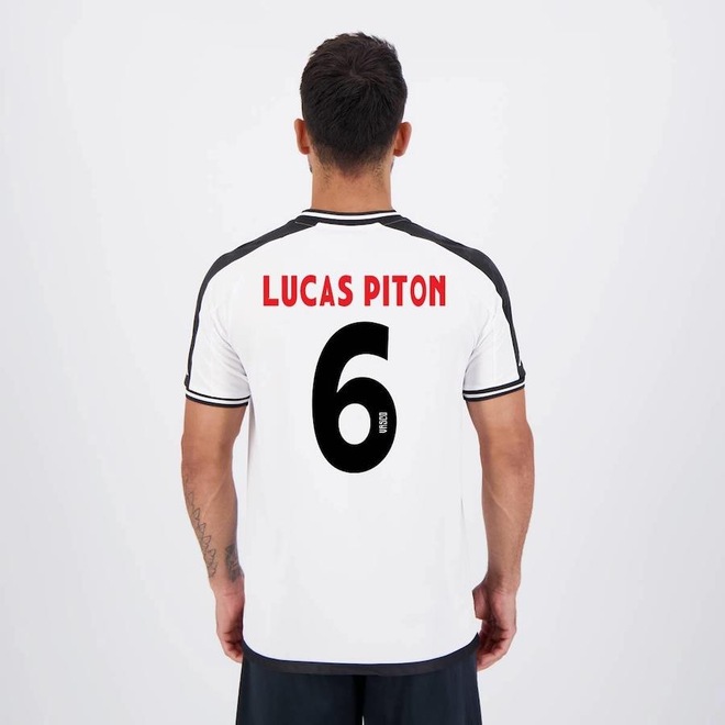Camisa do Vasco Ii 2024 Kappa 6 Lucas Piton - Masculina - Foto 1