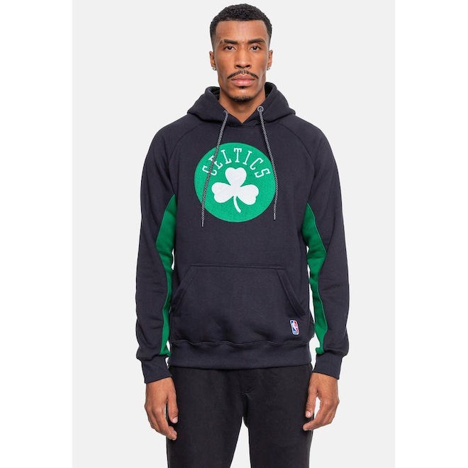 Blusão De Moletom Com Capuz NBA Chenille Boston Celtics - Masculino - Foto 1