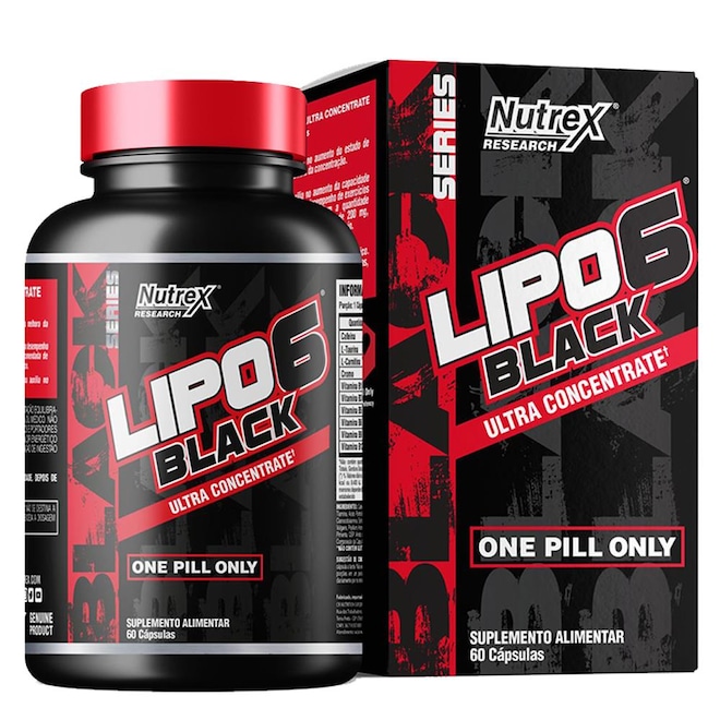 Termogênico Nutrex Research Lipo 6 Black Ultra Concentrado - 60 Cápsulas - Foto 1