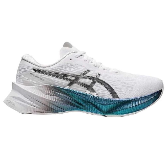 Tênis ASICS Novablast 4 Platinum Feminino - Foto 1