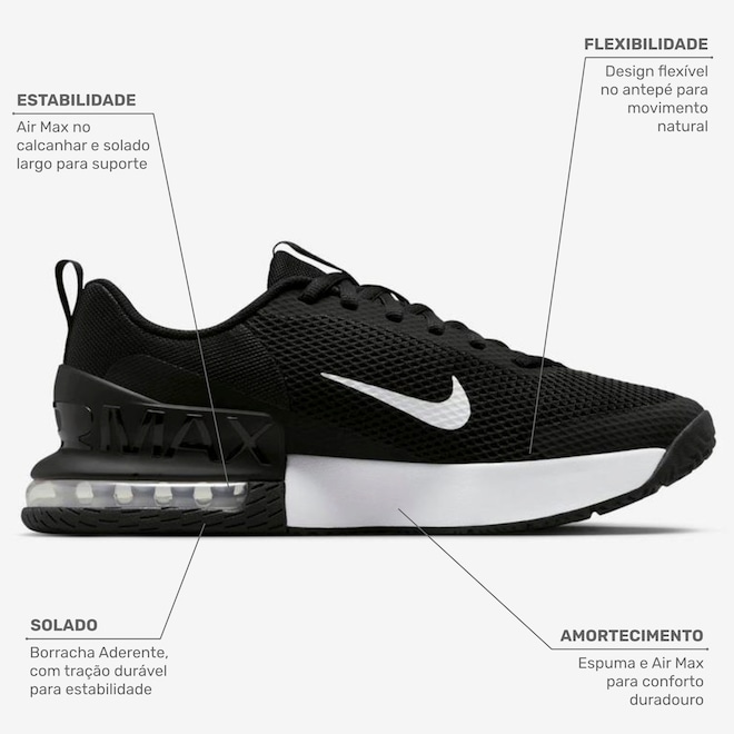 Tênis Nike Air Max Alpha Trainer 6 - Masculino - Foto 1