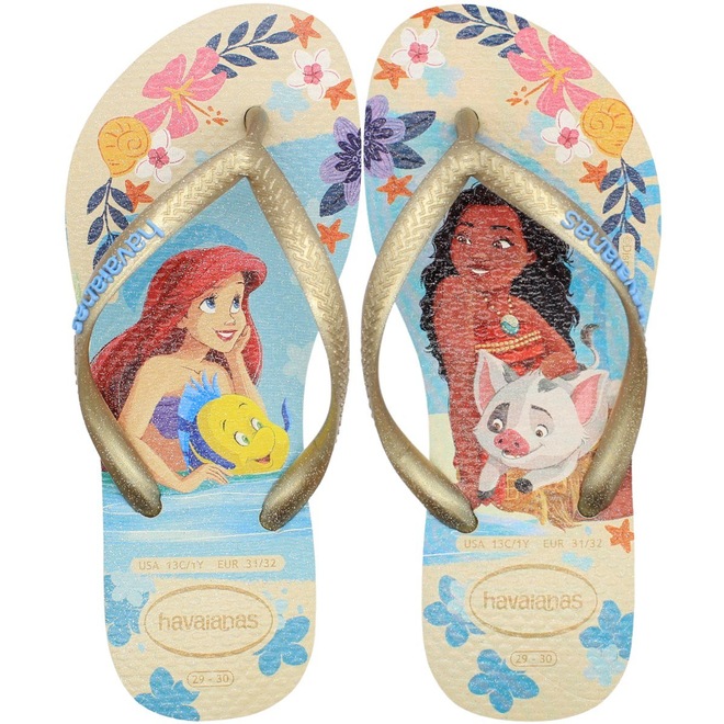 Chinelo Havaianas Slim Princess - Infantil - Foto 1