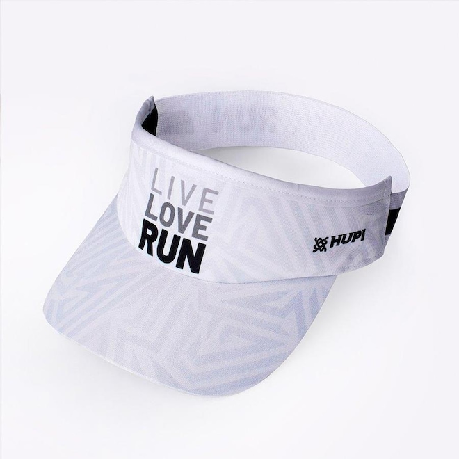 Viseira para Corrida Hupi Live Love Run - Adulto - Foto 1