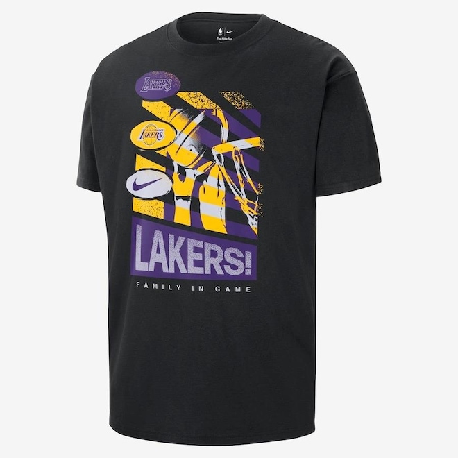 Camiseta Nike Los Angeles Lakers - Masculina - Foto 1