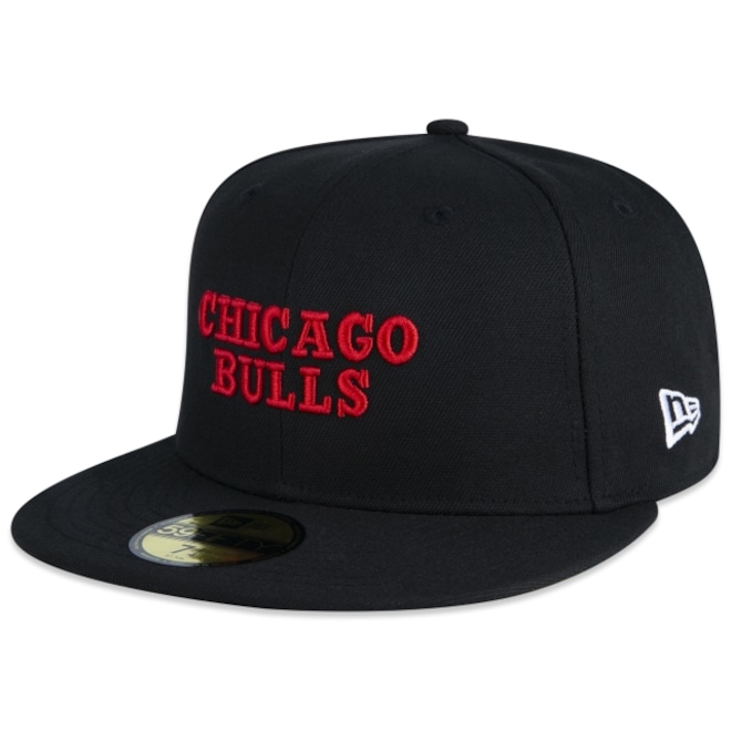 Boné New Era 59Fifty Nba Chicago Bulls Core Essentials Style - Masculino - Foto 1