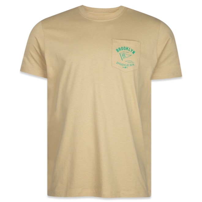 Camiseta New Era Regular Mlb Brooklyn Dodgers Fashion Vintage Class - Masculina - Foto 1