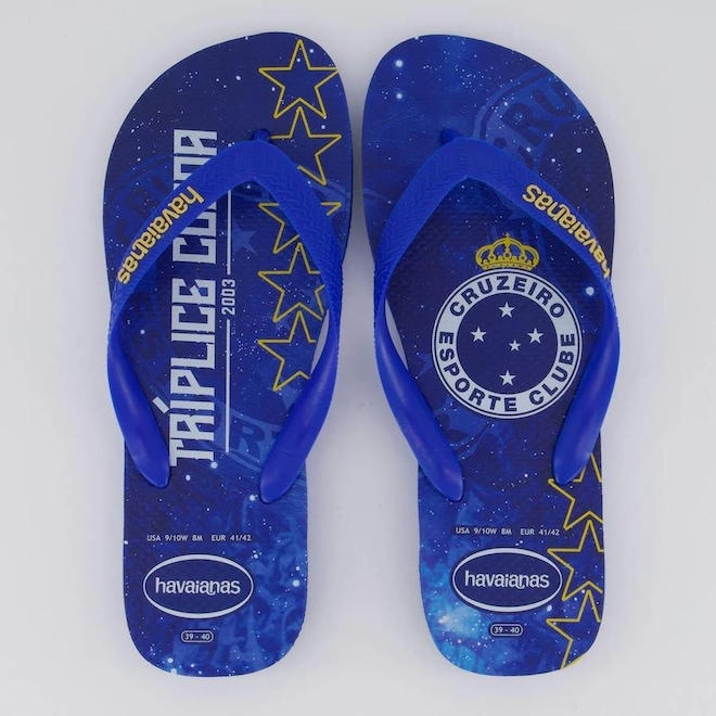 Chinelo Havaianas Cruzeiro - Masculino - Foto 1