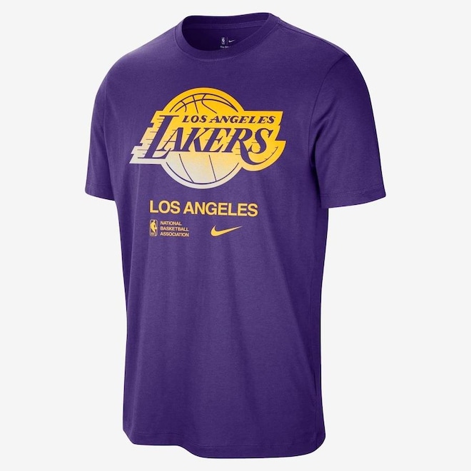 Camiseta Nike Los Angeles Lakers - Masculina - Foto 1